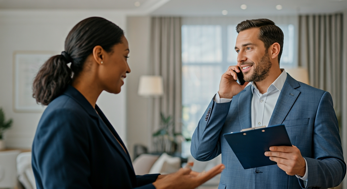 Realtor guiding buyers in the Plainfield IL real estate market