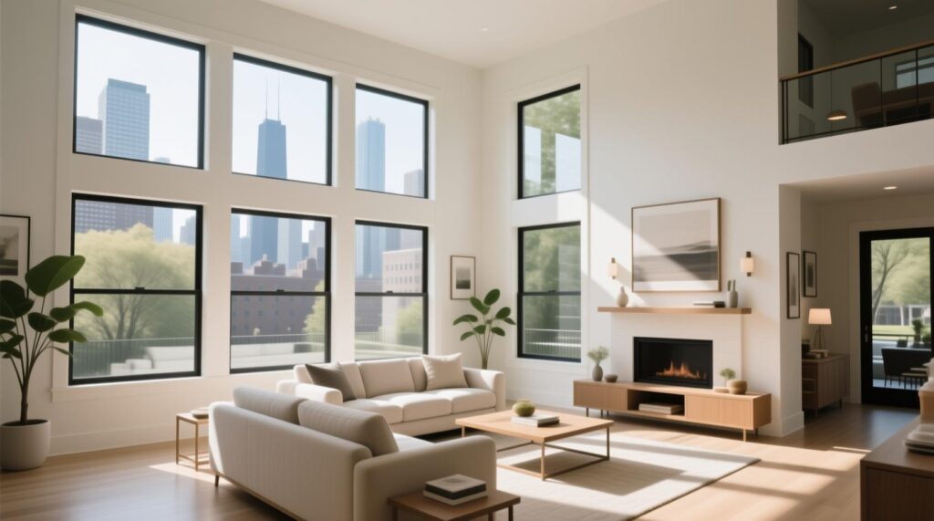 inside the home in naperville illinois