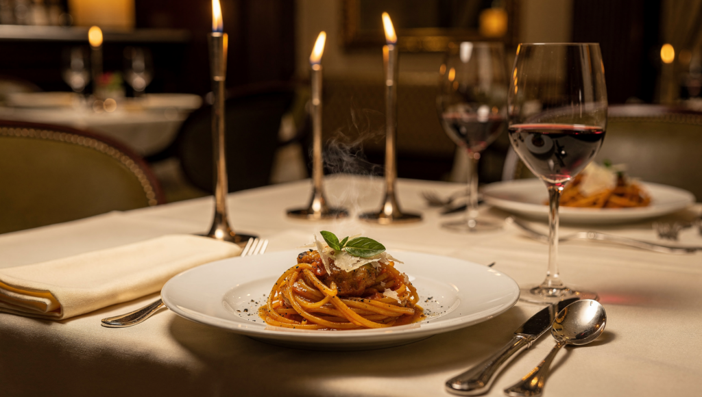 Elmhurst IL restaurant dinner date night vibe