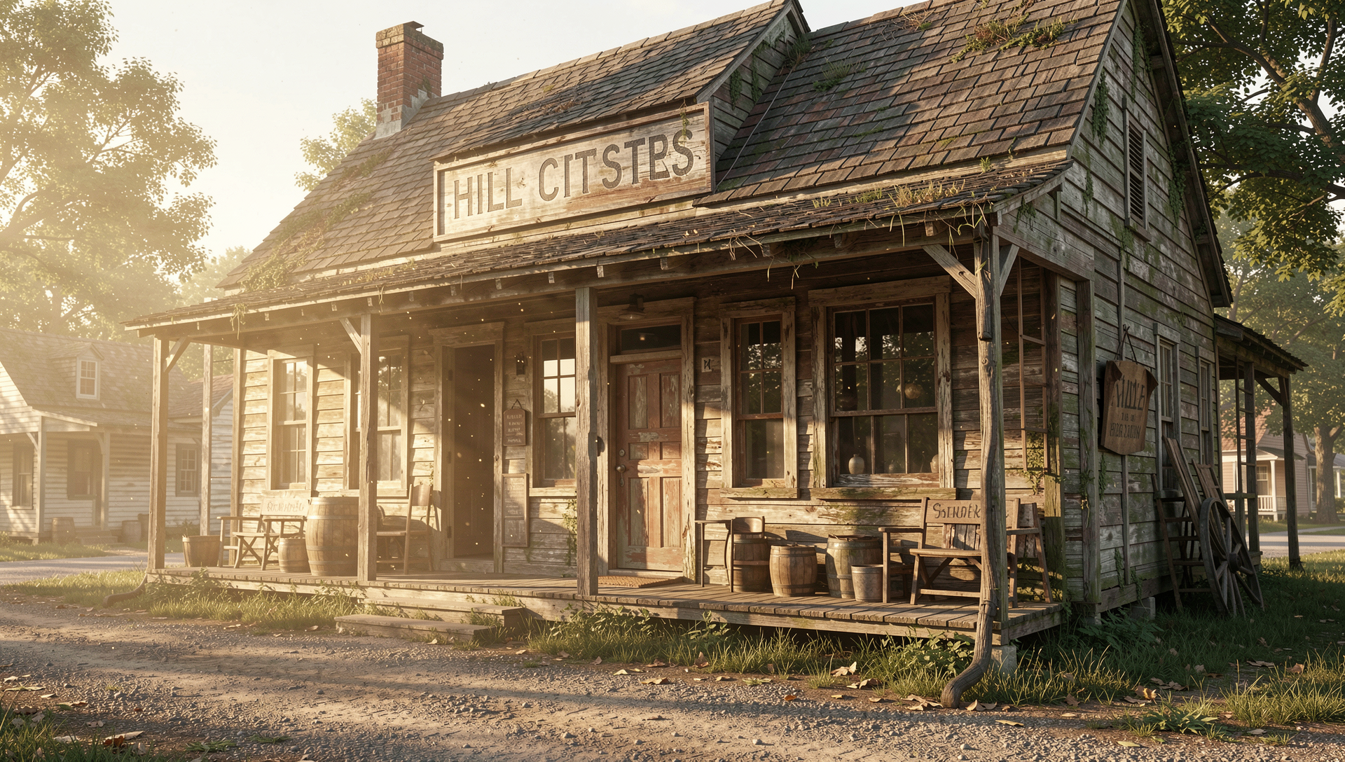 Early 1900s Elmhurst streetscape illustrating growth into a city.